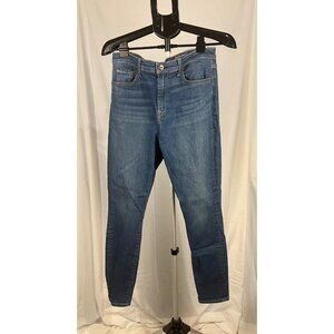 7 For All Mankind Gwenevere High‑Waisted Ankle Jeans Women’s Size 31